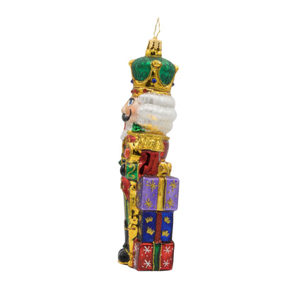 Christopher Radko Yuletide Sentinel Nutcracker Collectible Christmas Ornament