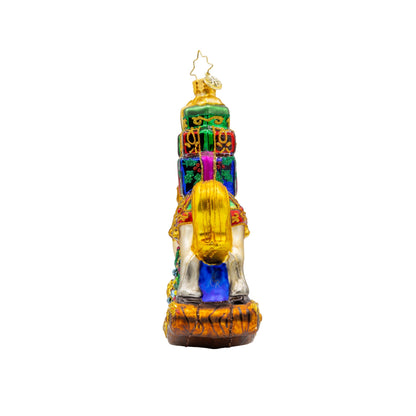 Christopher Radko Rockin' Around Christmas Rocking Horse Collectible Christmas Ornament