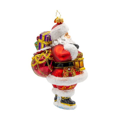 Christopher Radko A Claus To Celebrate Santa Collectible Christmas Ornament