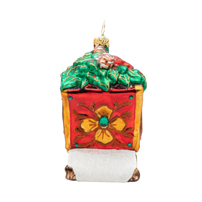 Christopher Radko Rustic Regal Ride Sleigh Collectible Christmas Ornament