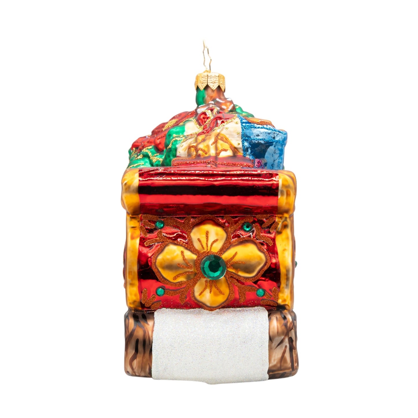 Christopher Radko Rustic Regal Ride Sleigh Collectible Christmas Ornament