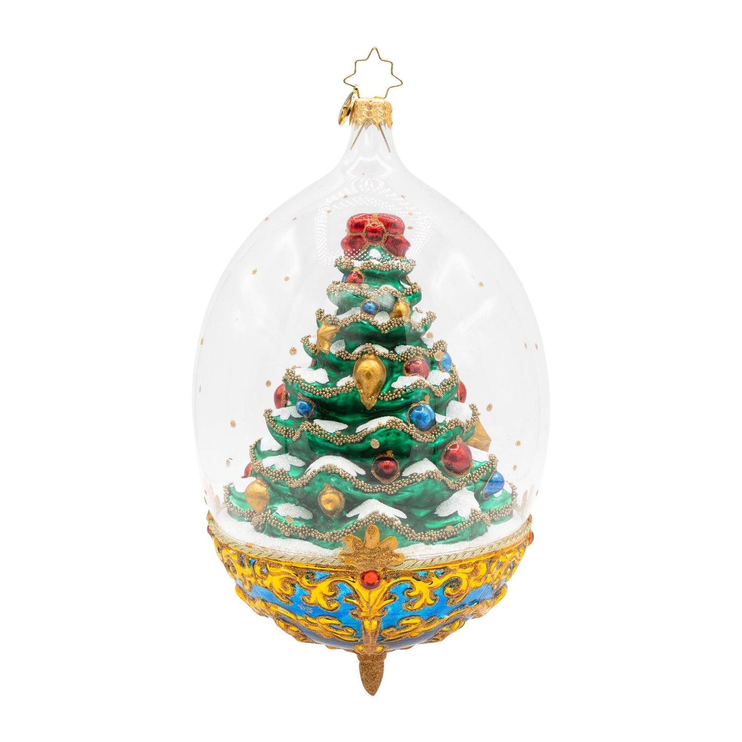 Christopher Radko Royal Elegance Spruce Christmas Tree Collectible Christmas Ornament