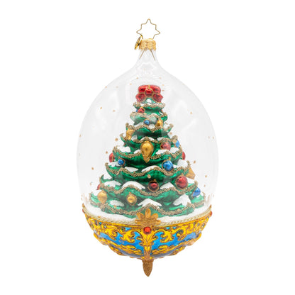 Christopher Radko Royal Elegance Spruce Christmas Tree Collectible Christmas Ornament