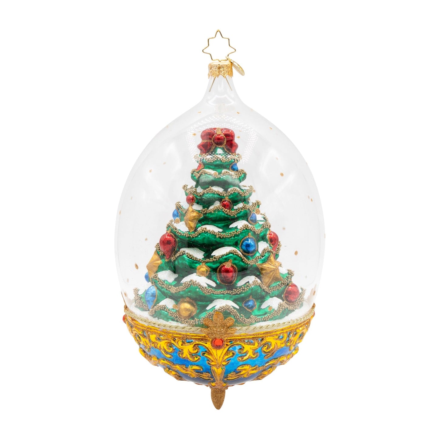 Christopher Radko Royal Elegance Spruce Christmas Tree Collectible Christmas Ornament