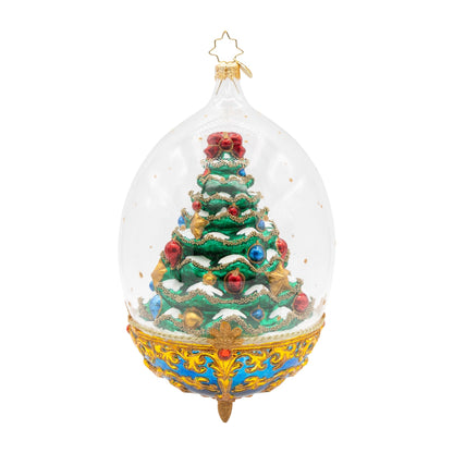 Christopher Radko Royal Elegance Spruce Christmas Tree Collectible Christmas Ornament
