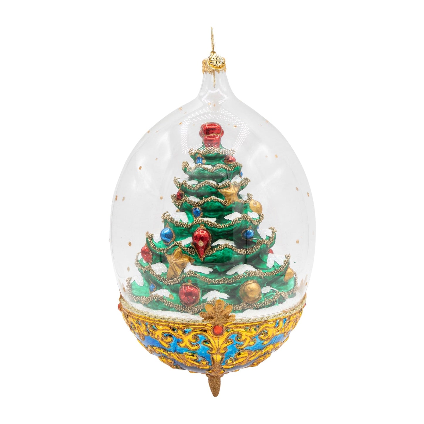 Christopher Radko Royal Elegance Spruce Christmas Tree Collectible Christmas Ornament