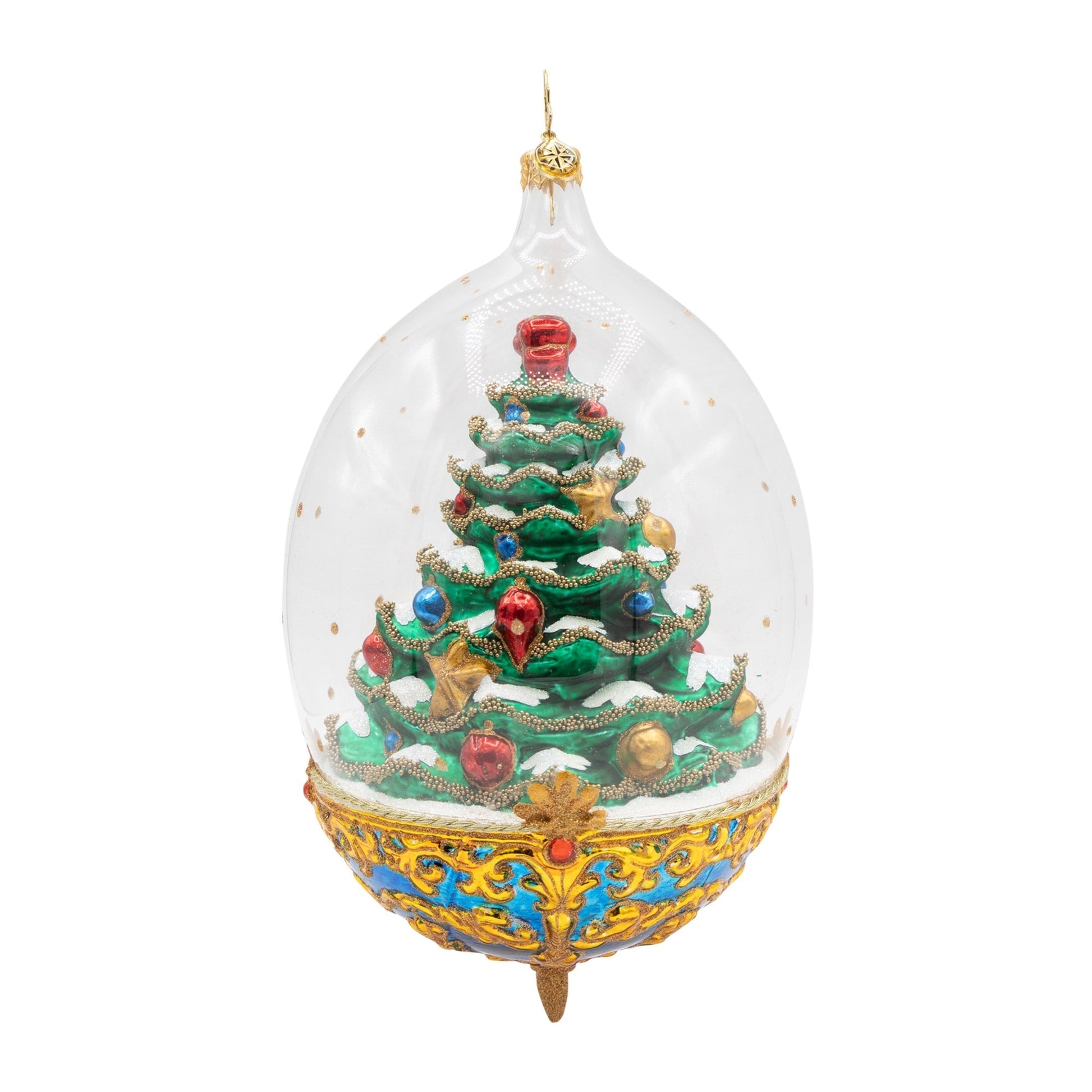 Christopher Radko Royal Elegance Spruce Christmas Tree Collectible Christmas Ornament