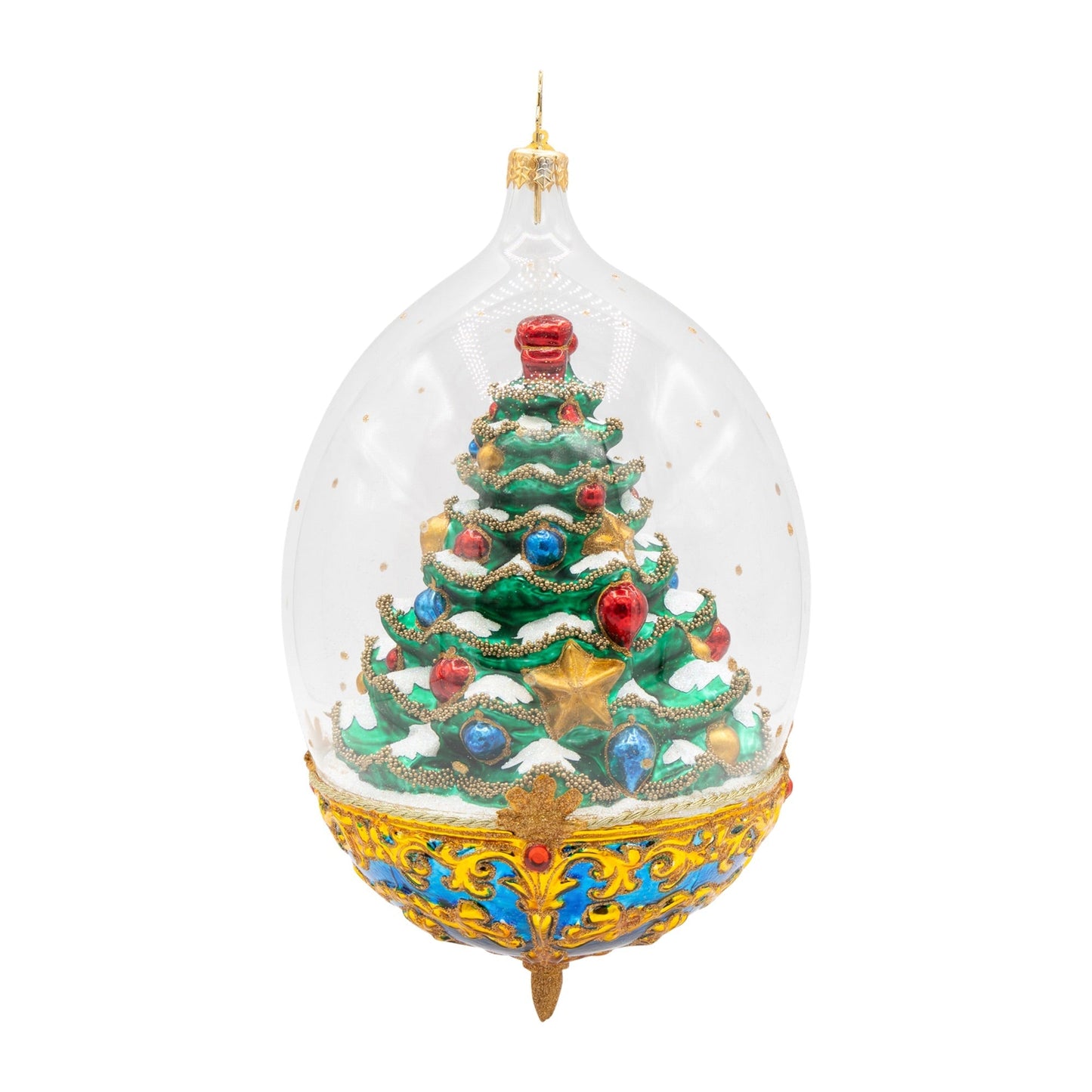 Christopher Radko Royal Elegance Spruce Christmas Tree Collectible Christmas Ornament