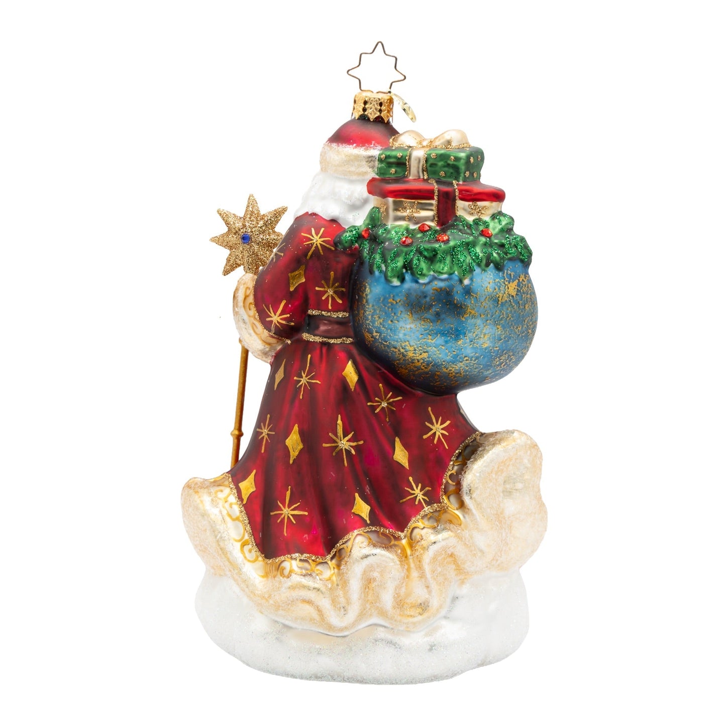 Christopher Radko Starlight Keepsake Santa Collectible Christmas Ornament