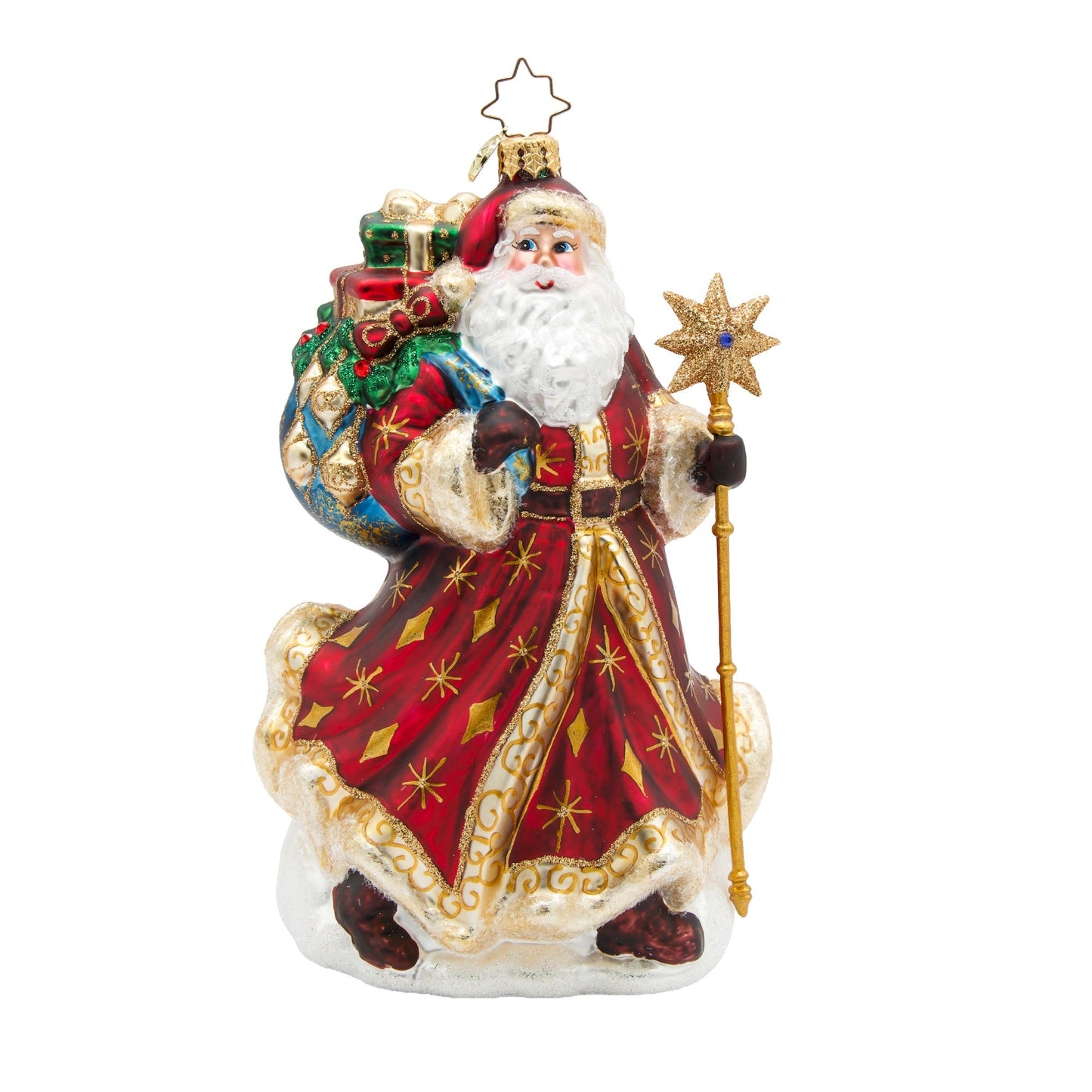 Christopher Radko Starlight Keepsake Santa Collectible Christmas Ornament