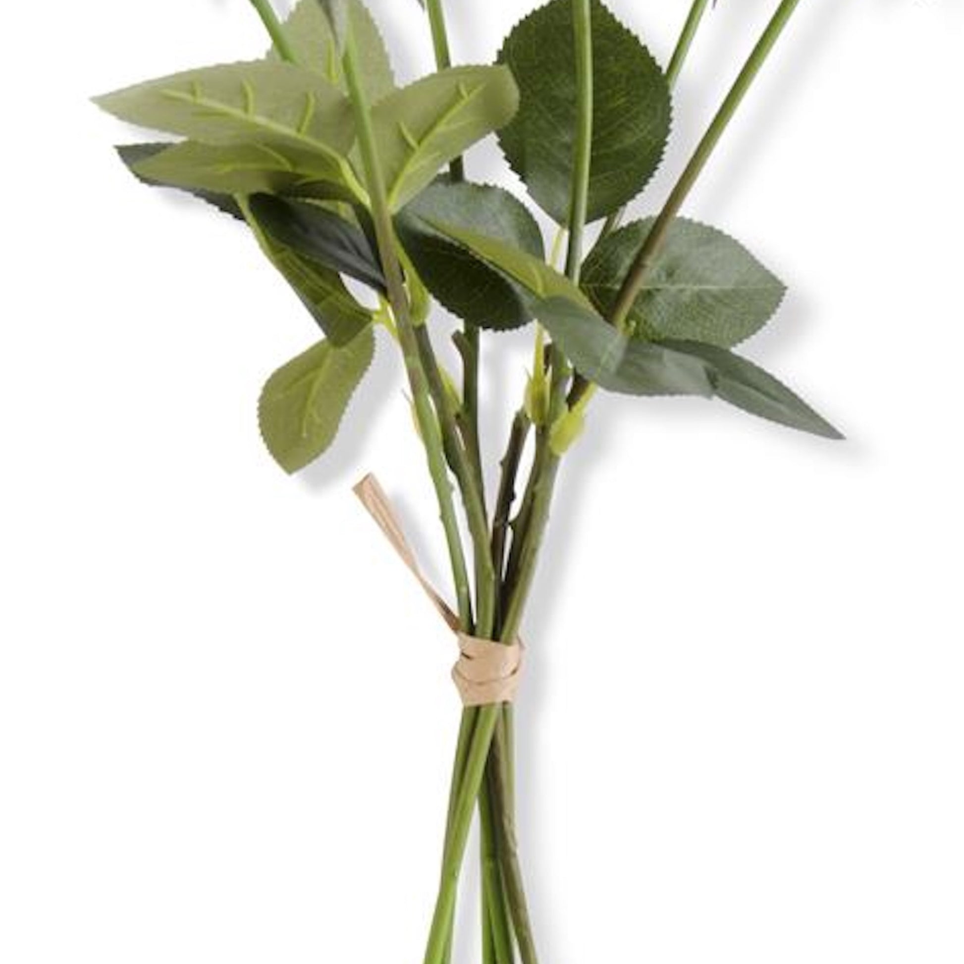 K&K Interiors 17" Real Touch Full Bloom Rose Flowers for Mother's Day - 6 Stem Bundles