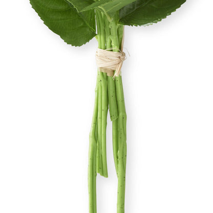 K&K Interiors 13" Real Touch Hydrangea Full Bloom Flowers - 6 Stem Bundles