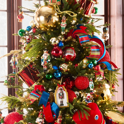 RAZ Imports 6.5" Traditional Nutcracker Trio Glass Christmas Ornaments - Set of 3
