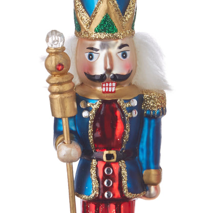 RAZ Imports 6.5" Traditional Nutcracker Trio Glass Christmas Ornaments - Set of 3