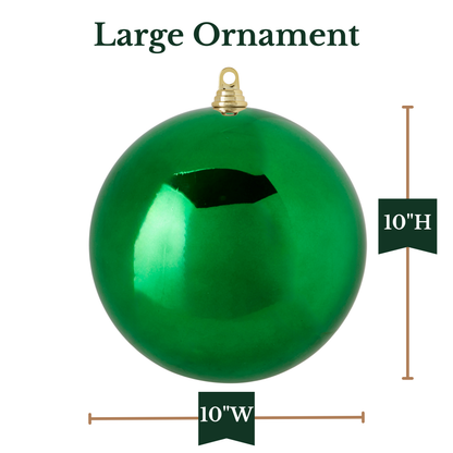 RAZ Imports 10" Large Ball Shatterproof Christmas Ornament