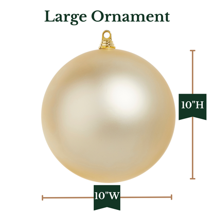 RAZ Imports 10" Large Ball Shatterproof Christmas Ornament