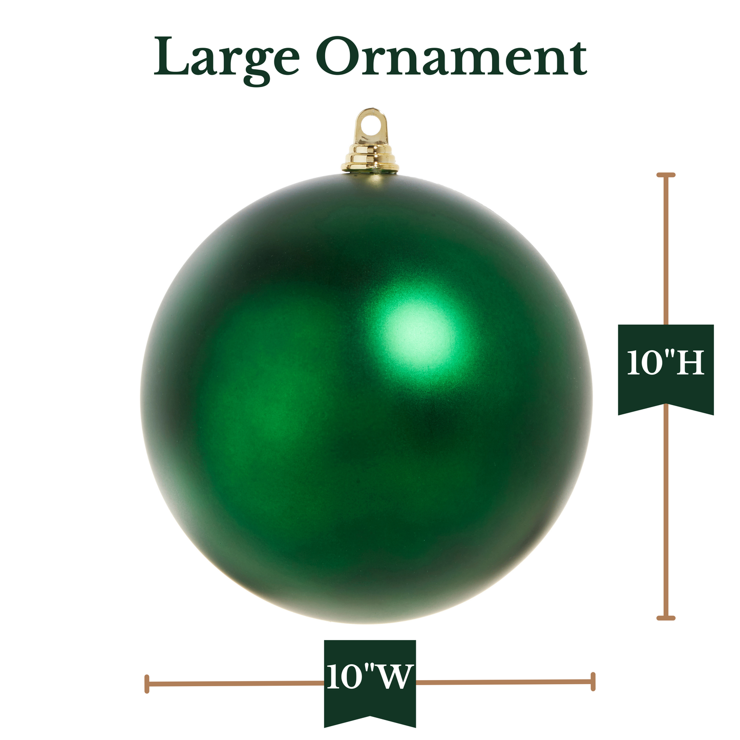 RAZ Imports 10" Large Ball Shatterproof Christmas Ornament