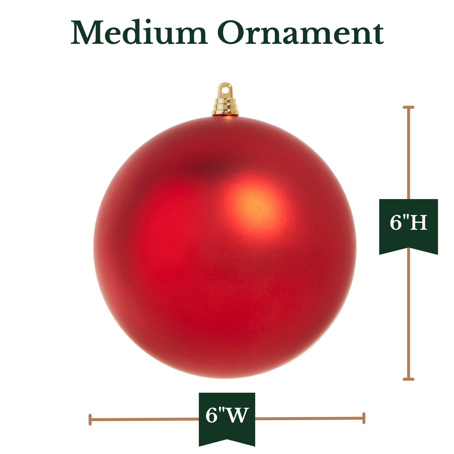 RAZ Imports 6" Medium Ball Shatterproof Christmas Ornament