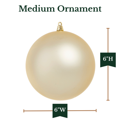 RAZ Imports 6" Medium Ball Shatterproof Christmas Ornament