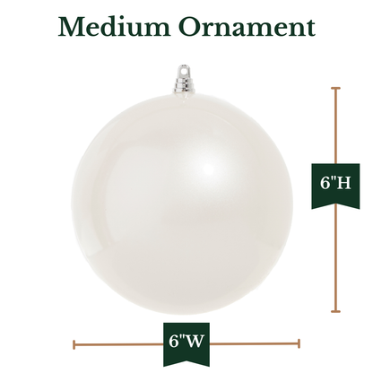 RAZ Imports 6" Medium Ball Shatterproof Christmas Ornament