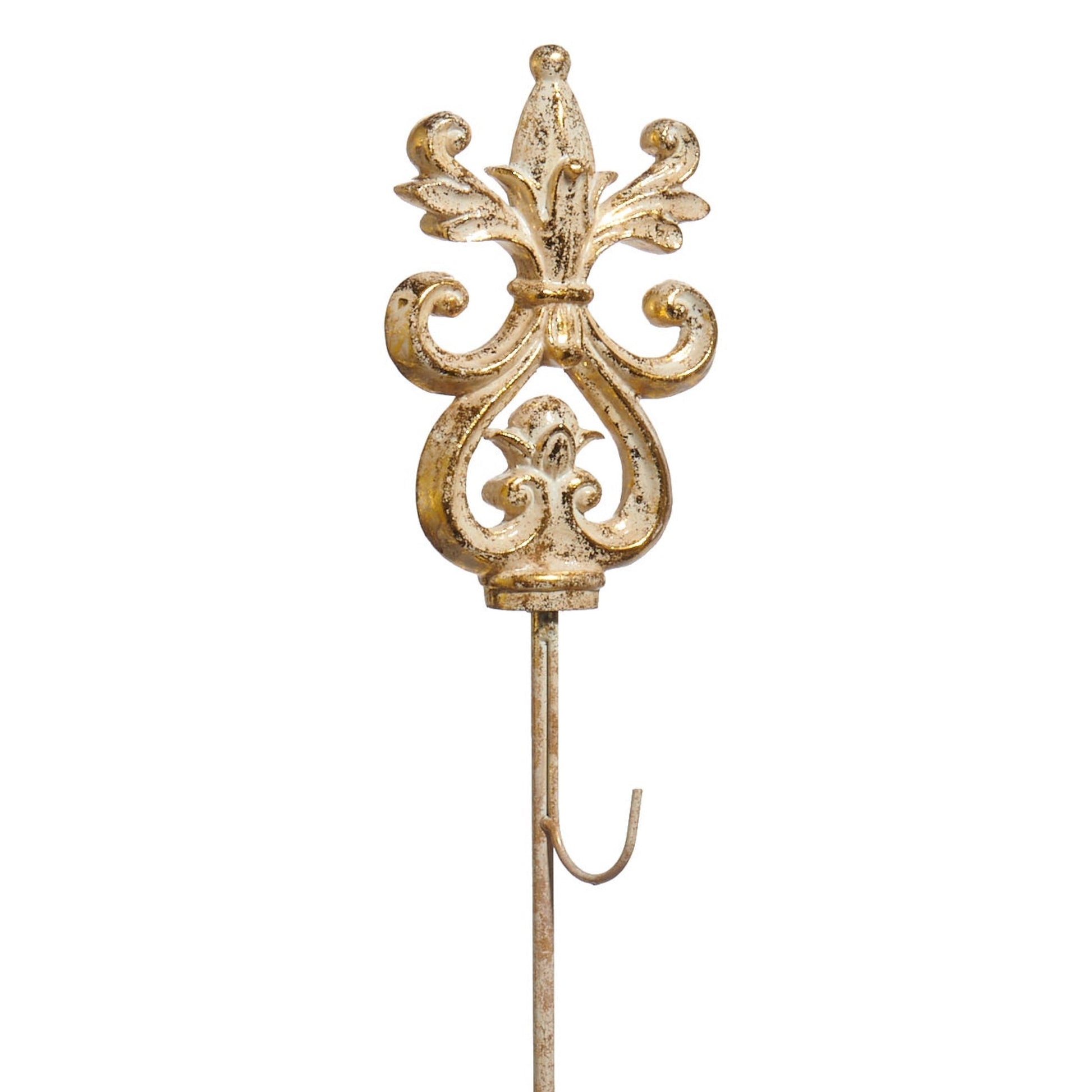 RAZ Imports 32.5" Gold Acanthus Wreath Stand