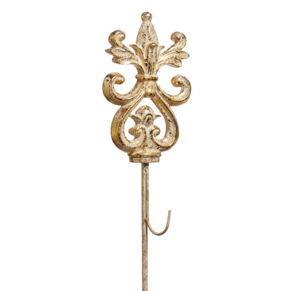 RAZ Imports 32.5" Gold Acanthus Wreath Stand