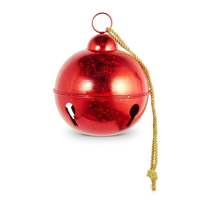 RAZ Imports 9.5" Metal Over-Sized Jingle Bell Christmas Decoration Ornament