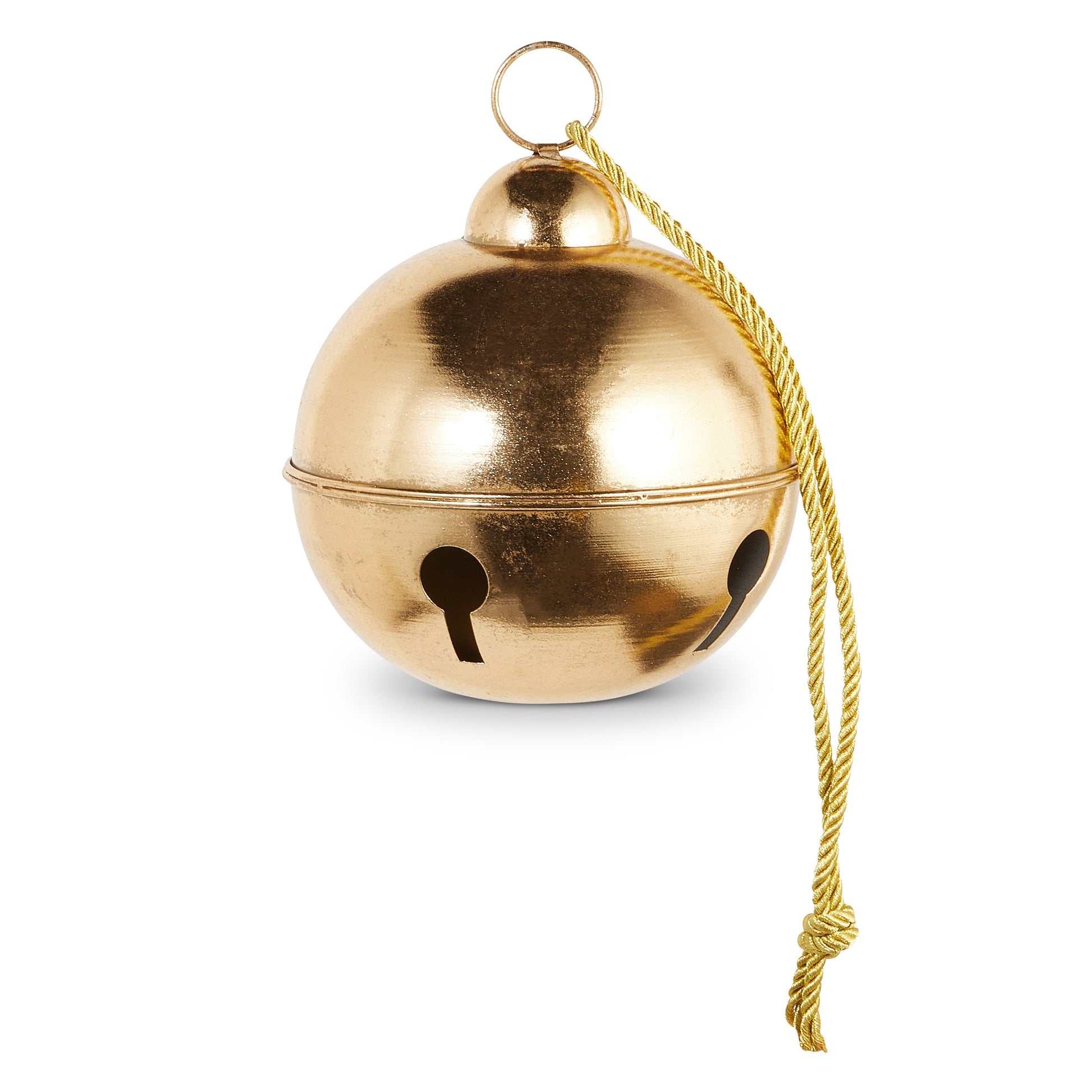 RAZ Imports 9.5" Metal Over-Sized Jingle Bell Christmas Decoration Ornament