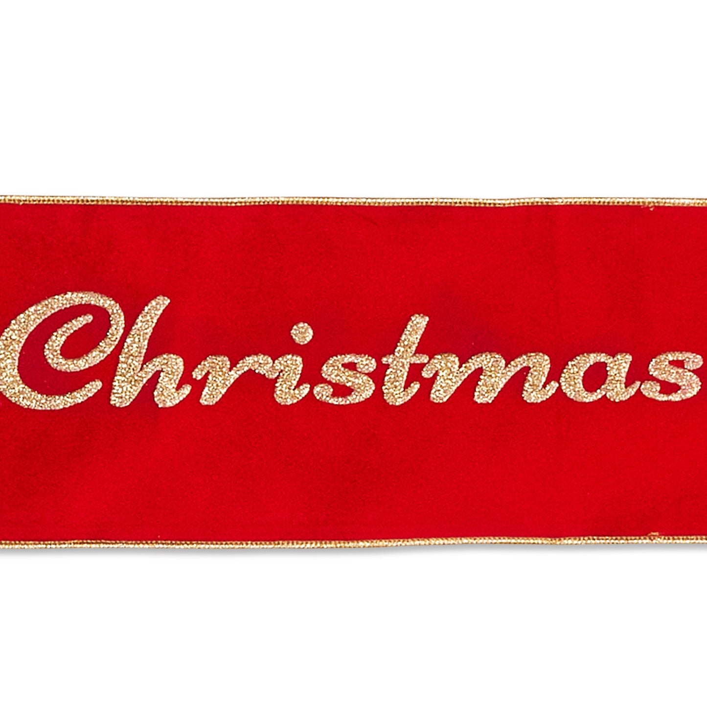 RAZ Imports 36" Red Merry Christmas Wreath Banner Christmas Decoration