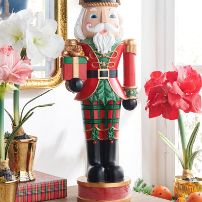 RAZ Imports 5.75" Gold Mercury Glass Amaryllis Christmas Flower Pot