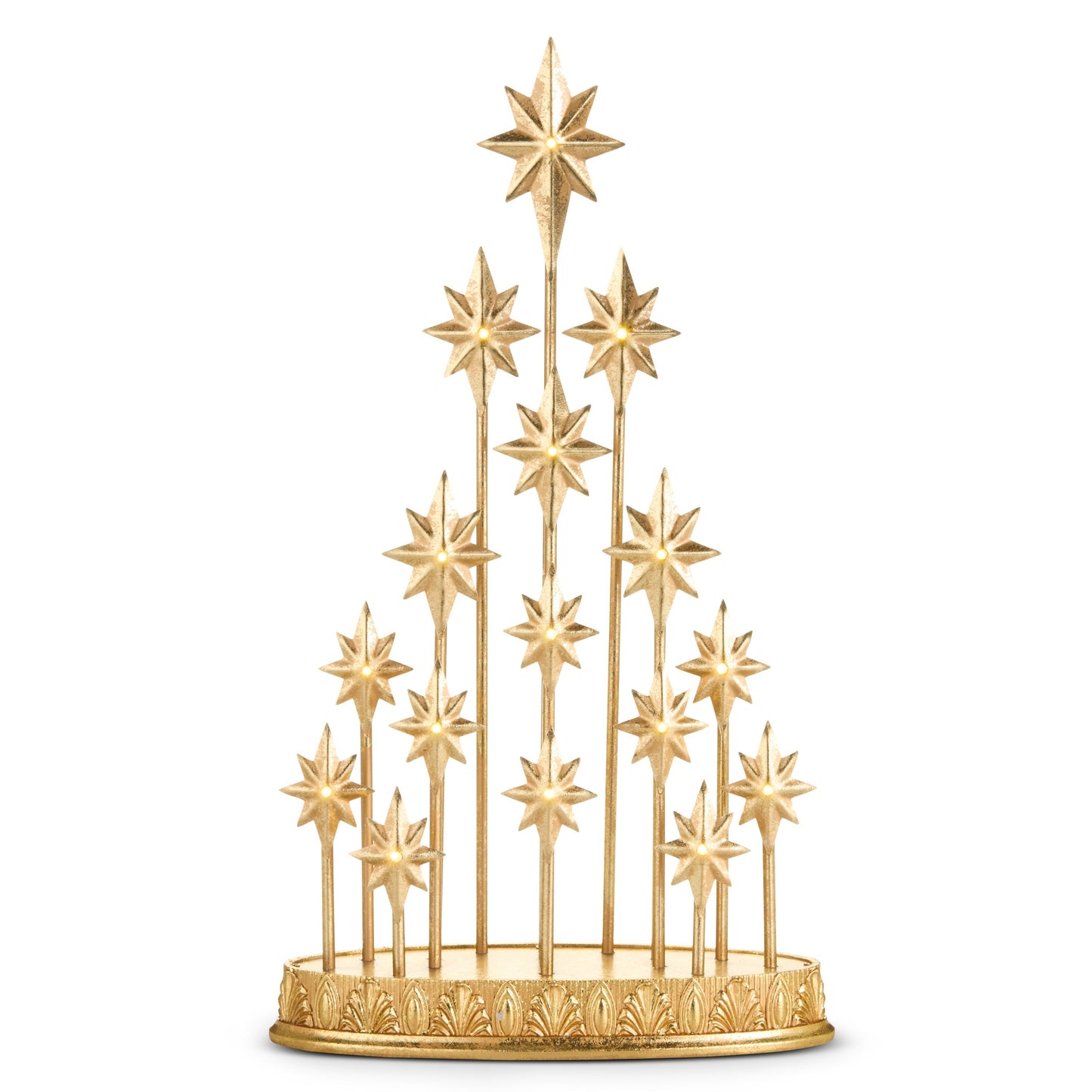 RAZ Imports 19.5" Lighted North Star Mantel Christmas Decoration
