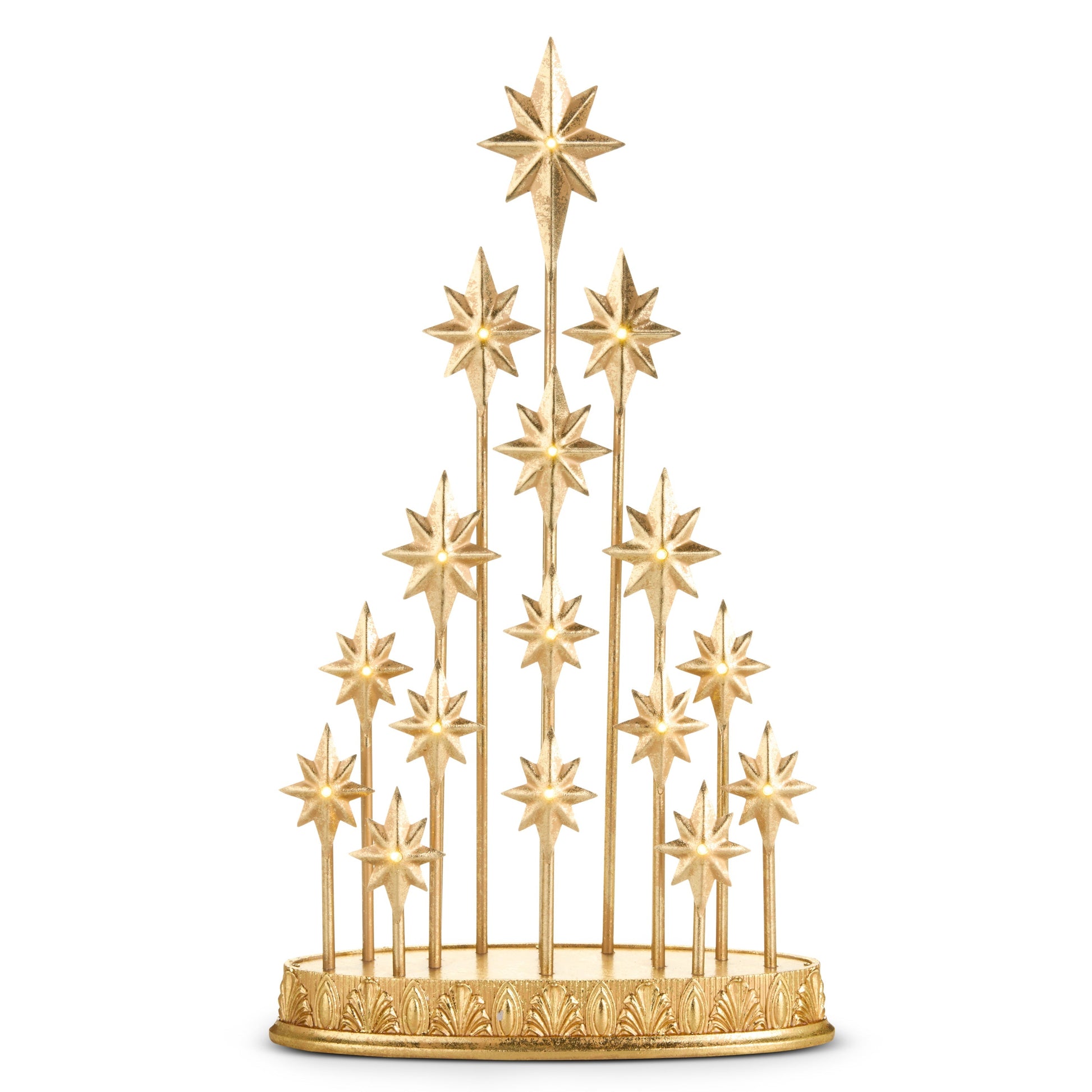RAZ Imports 19.5" Lighted North Star Mantel Christmas Decoration