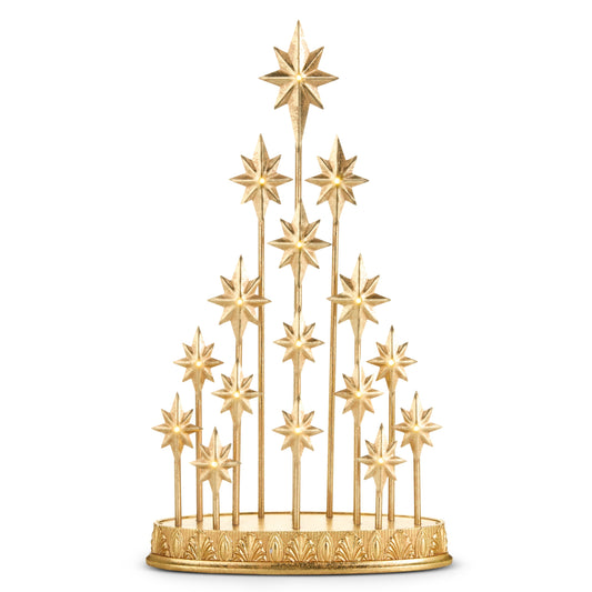 RAZ Imports 19.5" Lighted North Star Mantel Christmas Decoration
