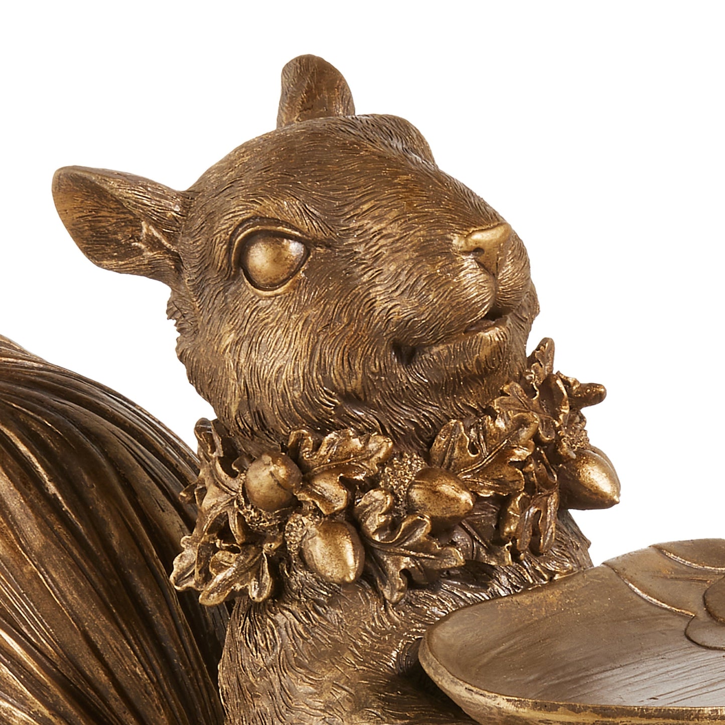 RAZ Imports 12.5" Golden Squirrel Server Thanksgiving Fall Decoration