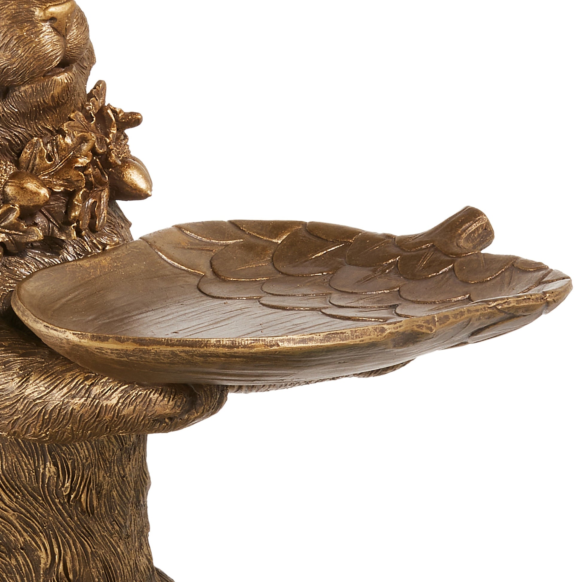 RAZ Imports 12.5" Golden Squirrel Server Thanksgiving Fall Decoration