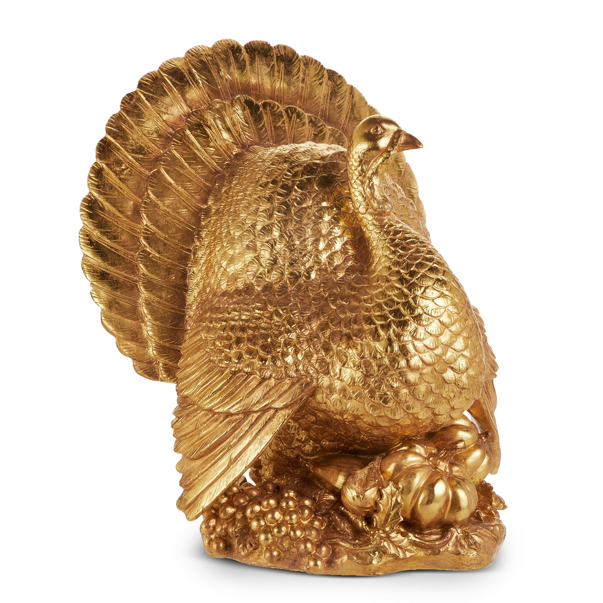 RAZ Imports 16" Golden Tabletop Turkey Thanksgiving Fall Decoration