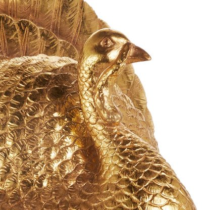 RAZ Imports 16" Golden Tabletop Turkey Thanksgiving Fall Decoration