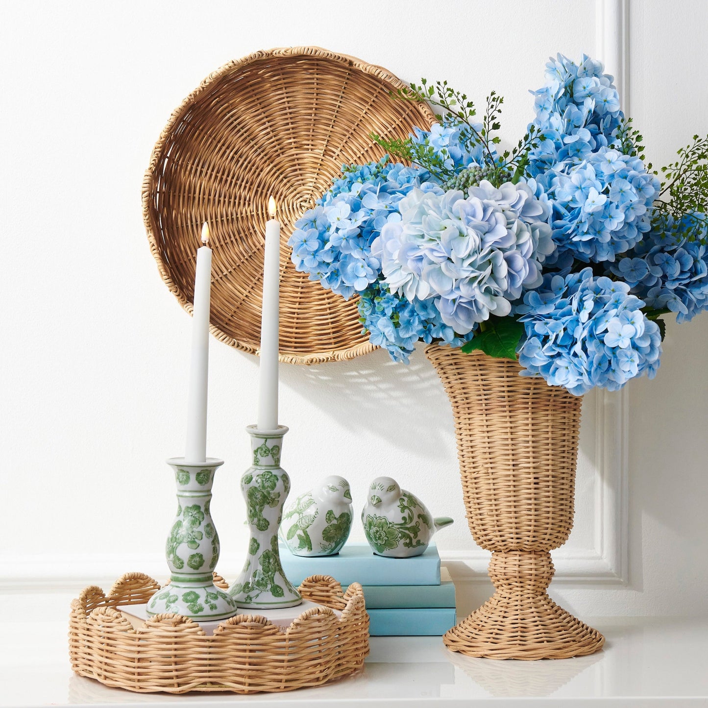 RAZ Imports 13" Real Touch Hydrangea Flowers - 3 Stem Bundles