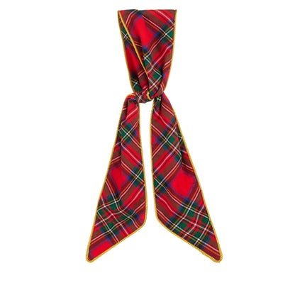 RAZ Imports 60" Homestead Plaid Red Christmas Wreath Sash