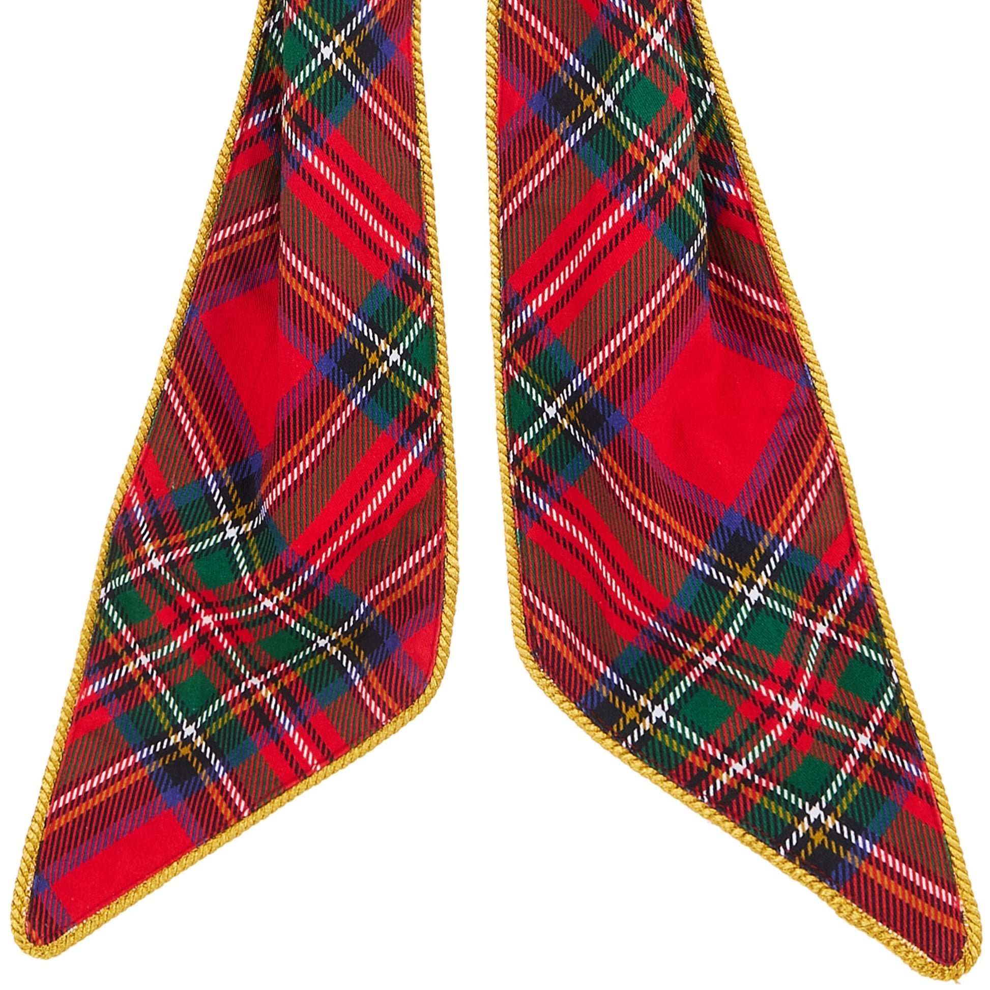 RAZ Imports 60" Homestead Plaid Red Christmas Wreath Sash
