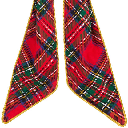 RAZ Imports 60" Homestead Plaid Red Christmas Wreath Sash