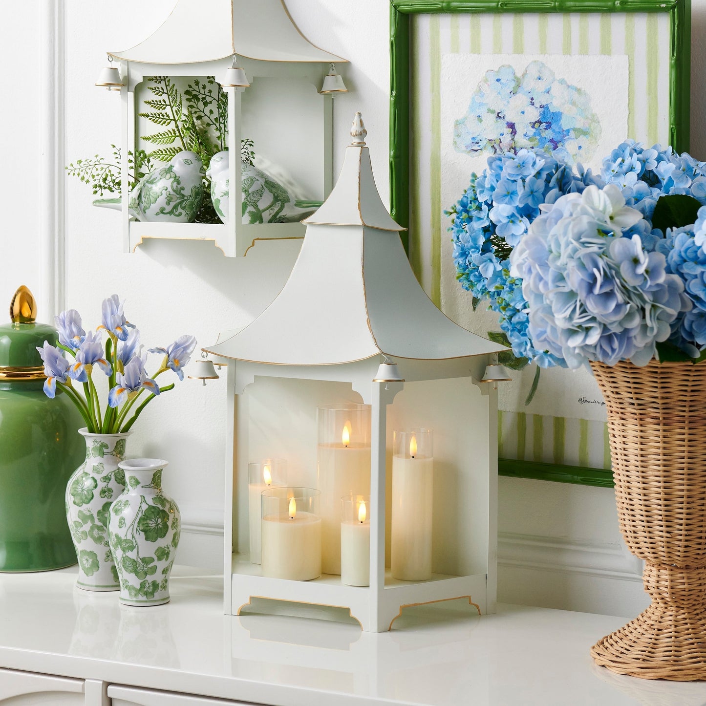 RAZ Imports 13" Real Touch Hydrangea Flowers - 3 Stem Bundles