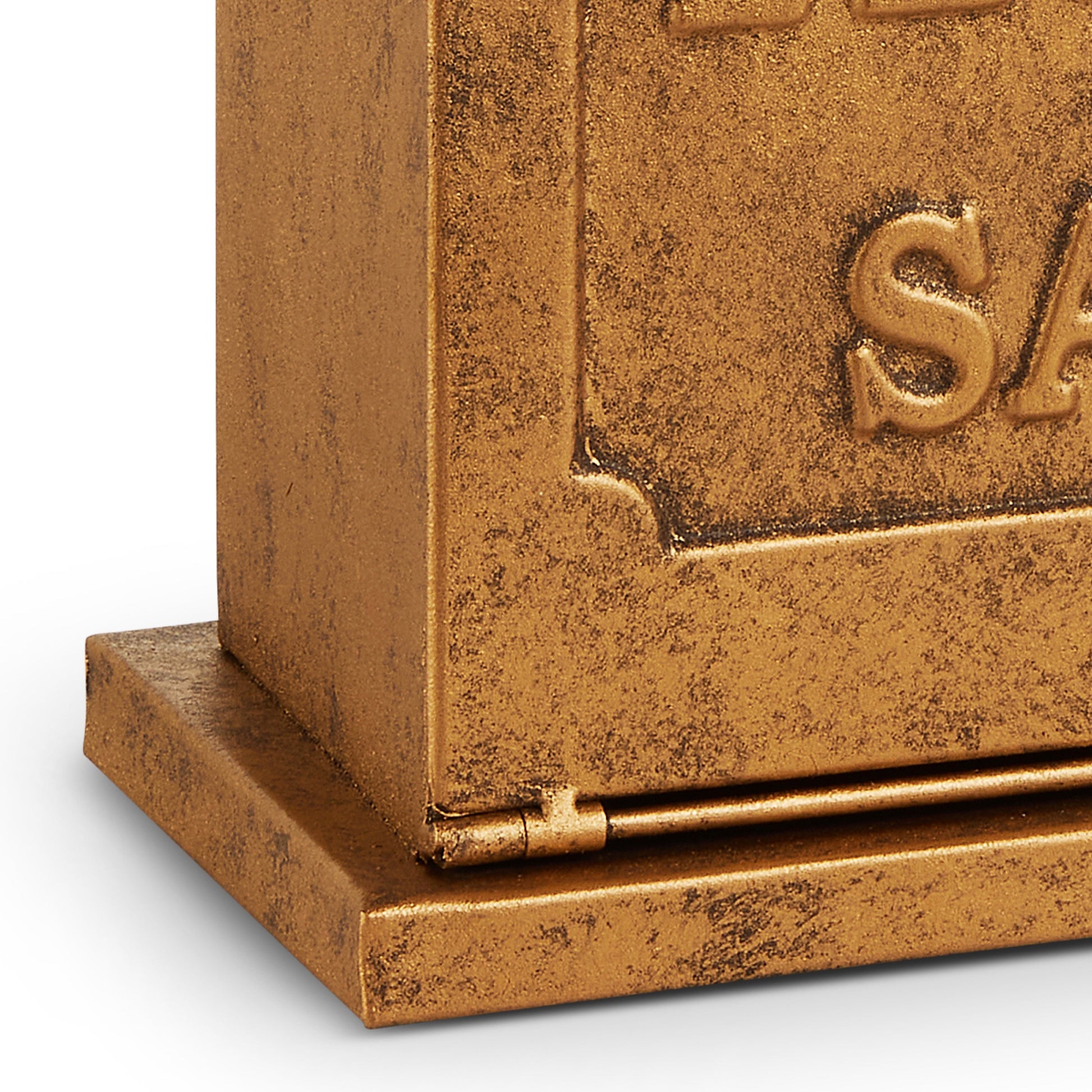 RAZ Imports 9.5" Letters to Santa Gold Metal Mailbox Christmas Decoration