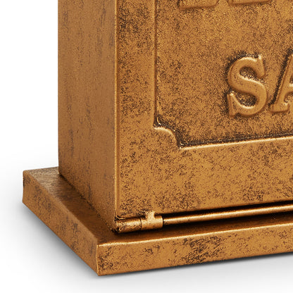 RAZ Imports 9.5" Letters to Santa Gold Metal Mailbox Christmas Decoration