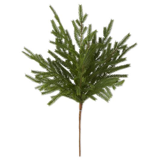 K&K Interiors 19" Norfolk Pine Real Touch Christmas Tree Spray