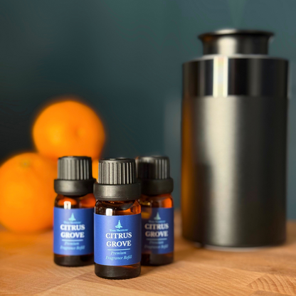 Traditions of Scent Citrus Grove Premium Fragrance Diffuser Oil Refills by Tinsel Traditions - Set of 3