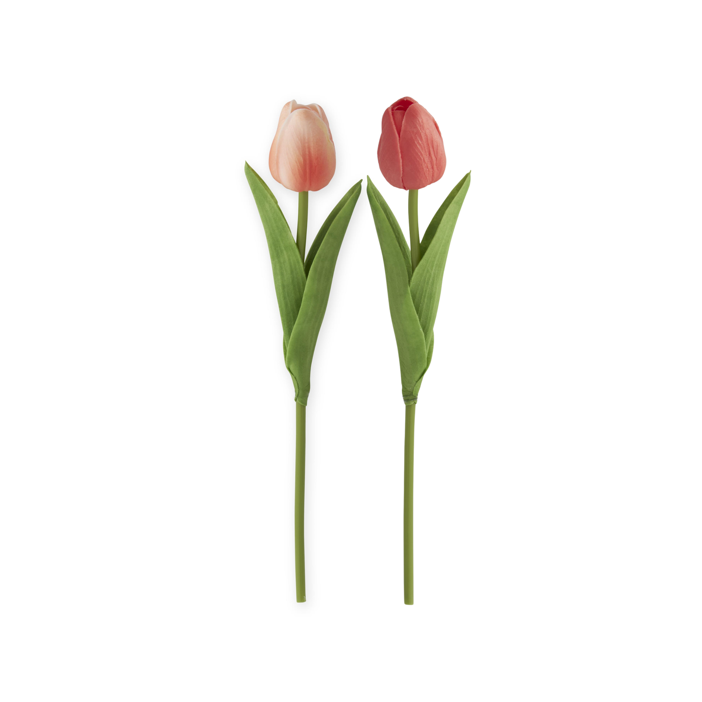 K&K Interiors 13" Real Touch Tulips Spring Flowers for Easter - 12 Stem Bundles
