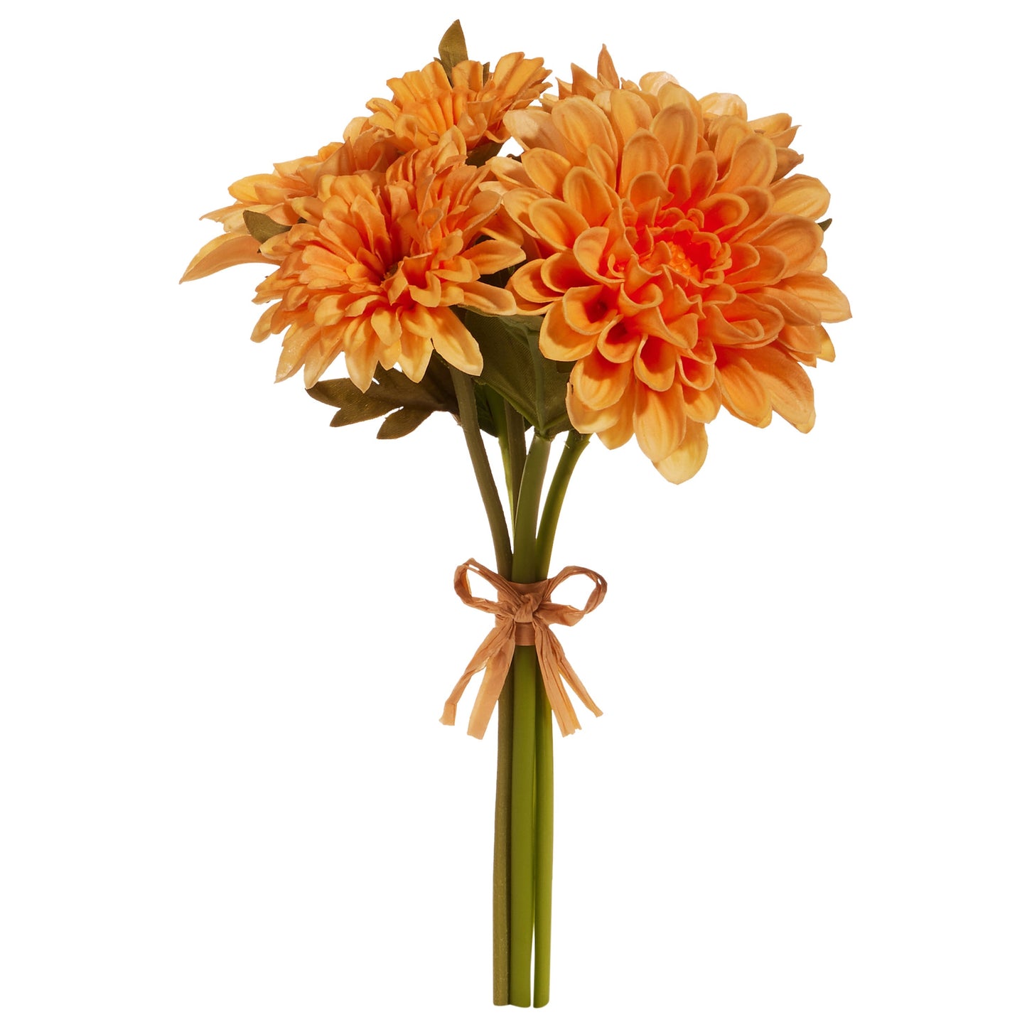 RAZ Imports 11" Real Touch Dahlia Artificial Flowers - 5 Stem Bundle