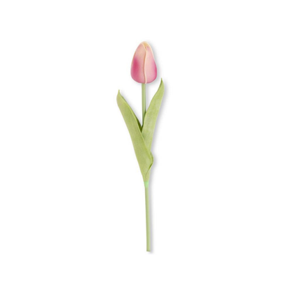K&K Interiors 13" Real Touch Tulips Spring Flowers for Easter - 12 Stem Bundles