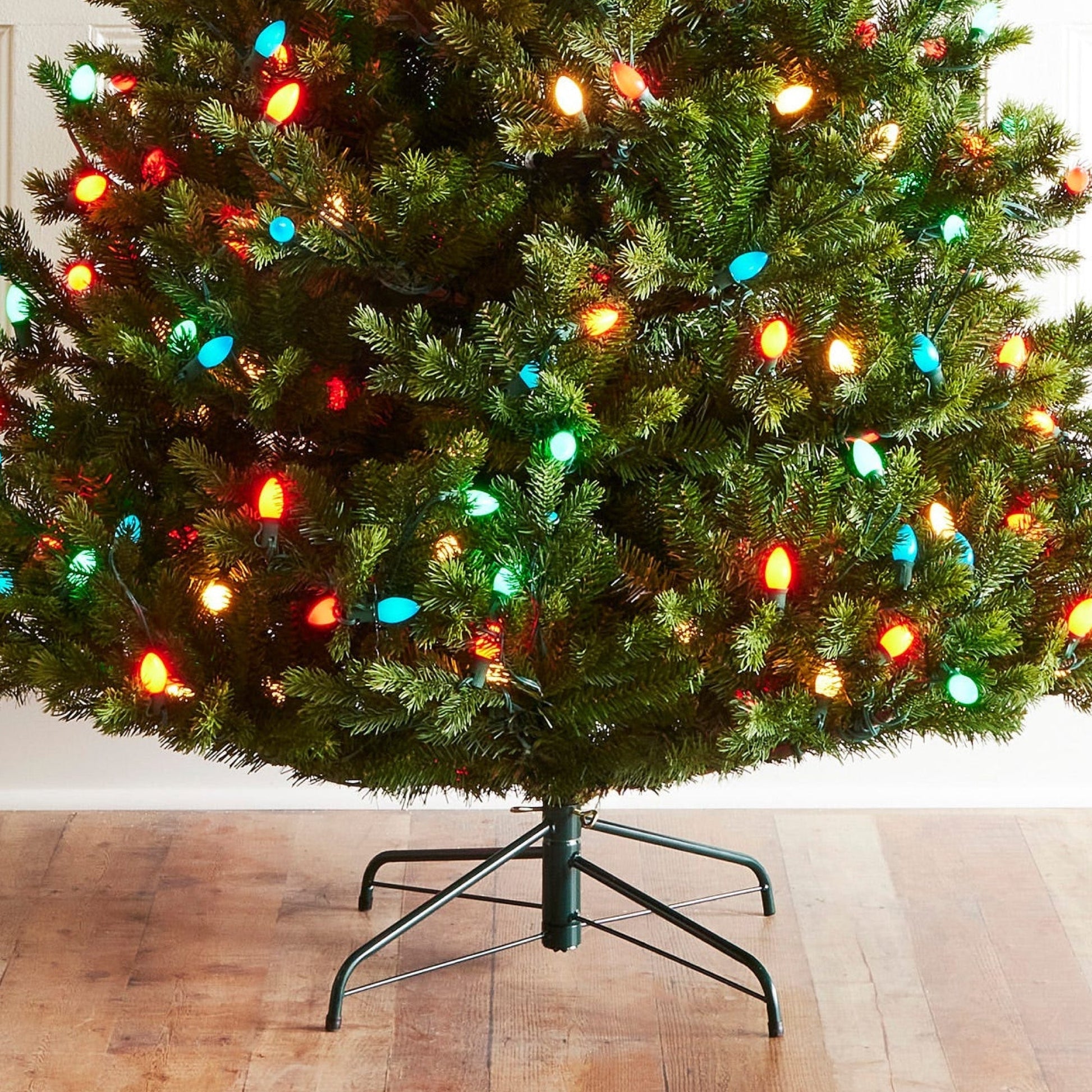 RAZ Imports Vintage Fraser Fir Artificial Christmas Trees with LED C7 Bulbs